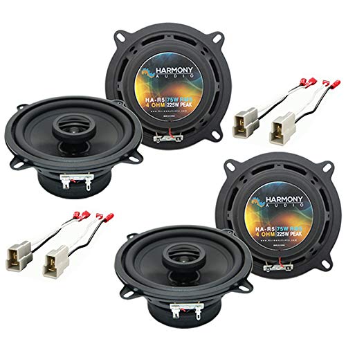 Harmony Audio R5 2-Way Car Speakers Bundle - Direct Replacement for Ford Aspire 1995-1997 | OEM Factory Speaker Upgrade for Clear Sound | Perfect for Road Trips & Daily Commuting