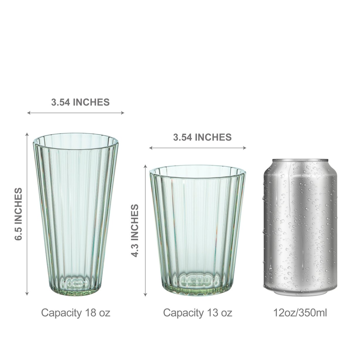 ChillClassic 8-Piece Drinkware Set - Insulated Tumblers & Glasses for Coffee, Tea, and Cold Beverages - Perfect for Home, Office, and Outdoor Use