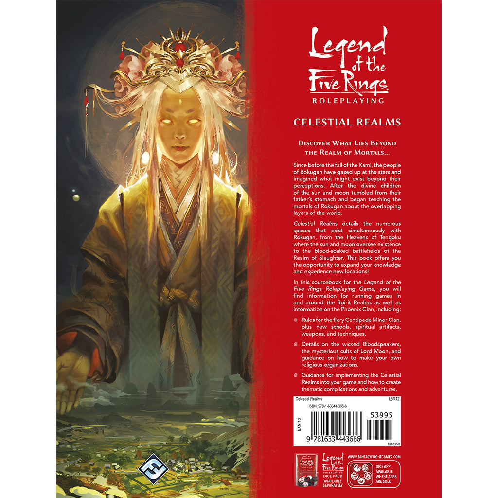 Legend of the Five Rings RPG: Celestial Realms - Fantasy Tabletop Roleplaying Game for Epic Adventures with Friends