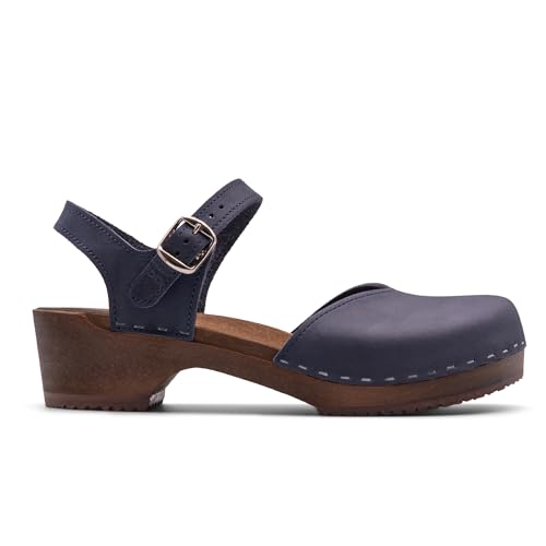 Navy Nubuck (Dark Brown Base)