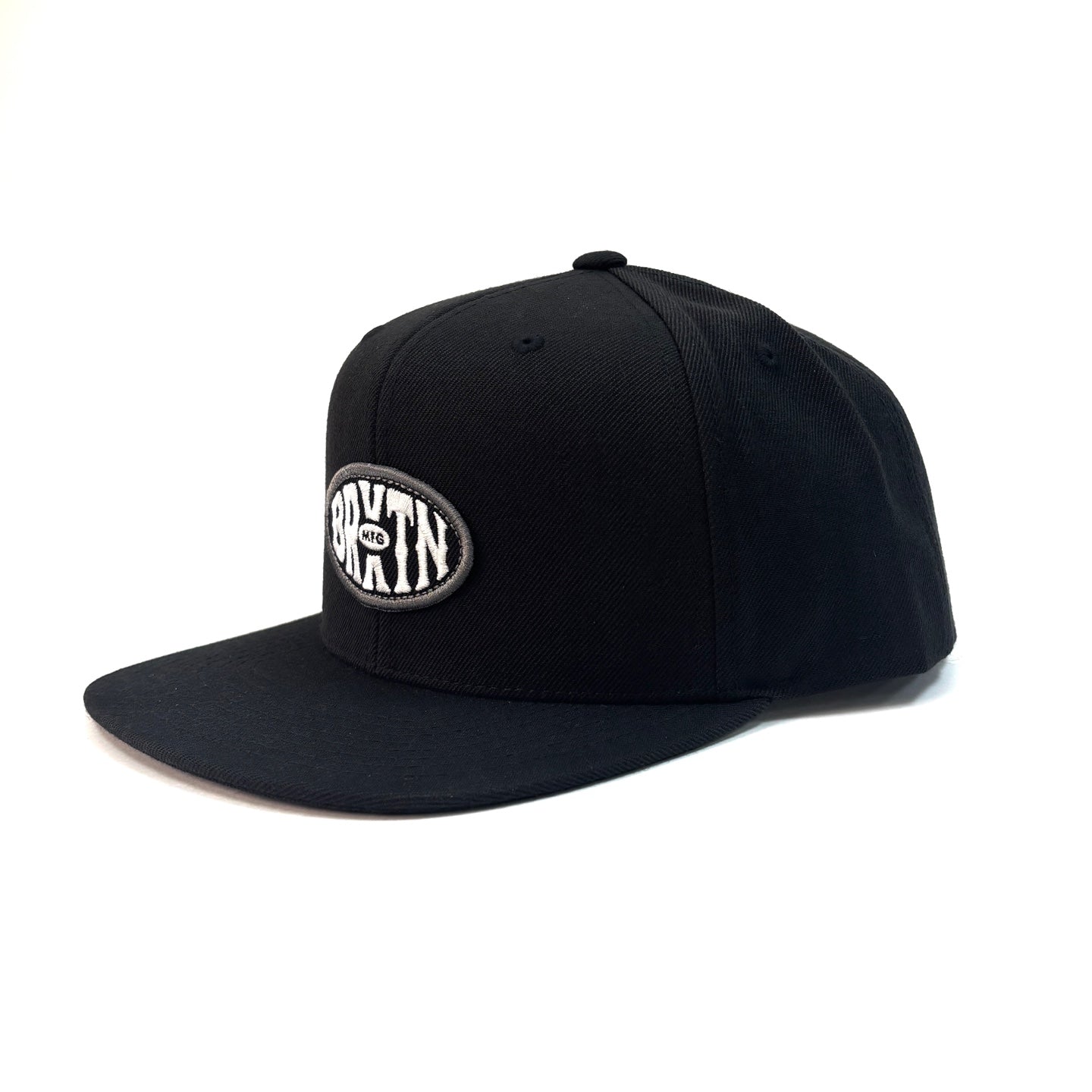 BRIXTON Largo MP Snapback Hat - Black Adjustable Dad Hat for Men & Women | Perfect for Outdoor Activities, Sports, and Casual Wear