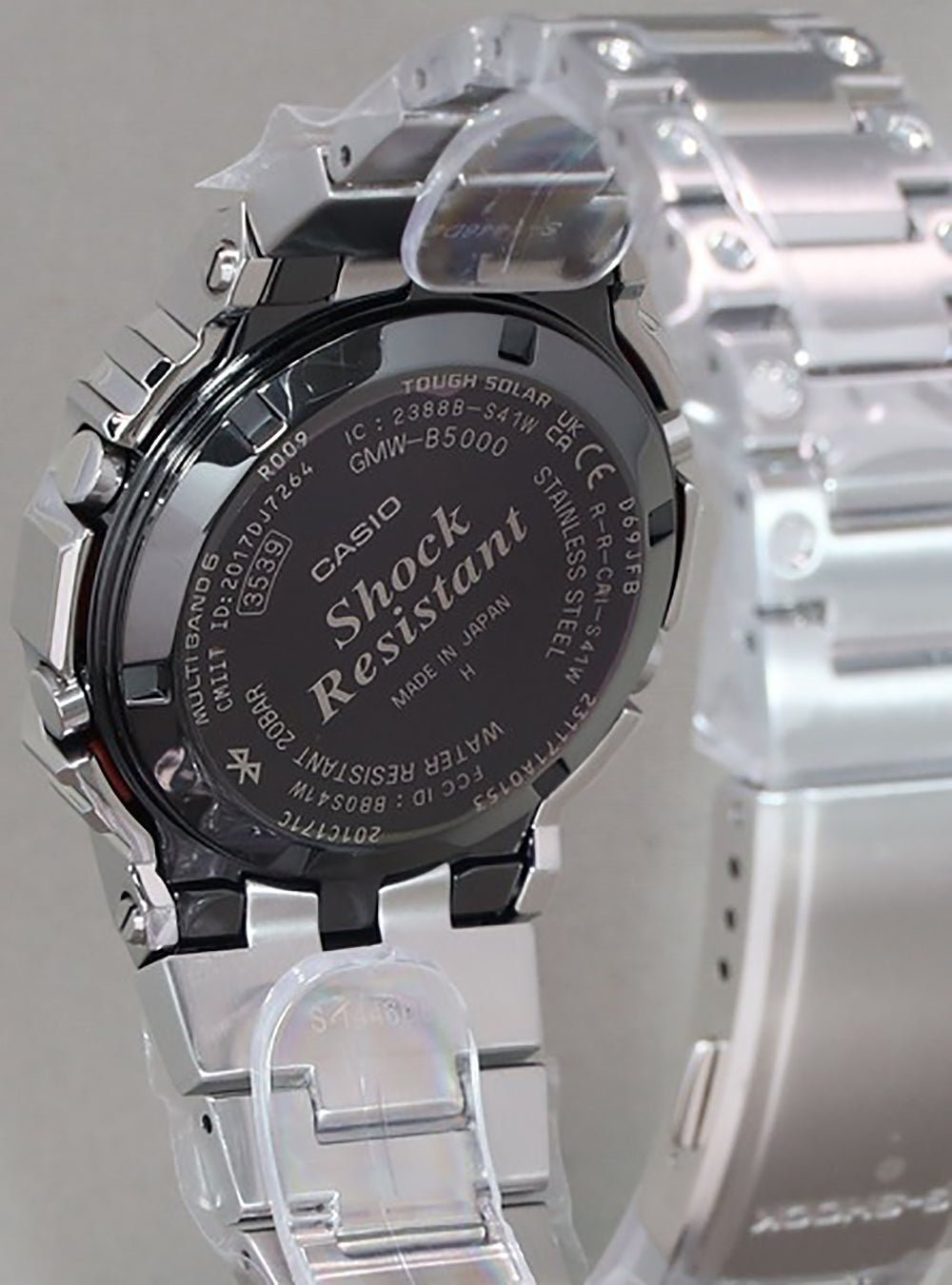 CASIO G-Shock GMW-B5000PC-1JF Full Metal 5000 Series Shock Resistant Watch - Made in Japan - JDM - Perfect for Outdoor Sports, Hiking & Everyday Wear