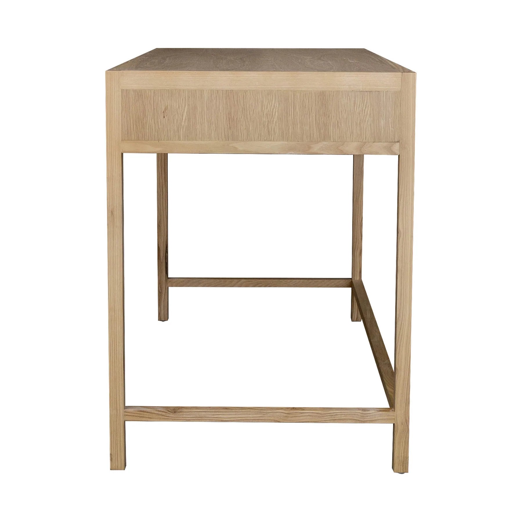 Stylish Rattan Writing Desk - Natural Woven Bamboo Home Office Desk for Small Spaces | Perfect for Study, Work, and Home Decor