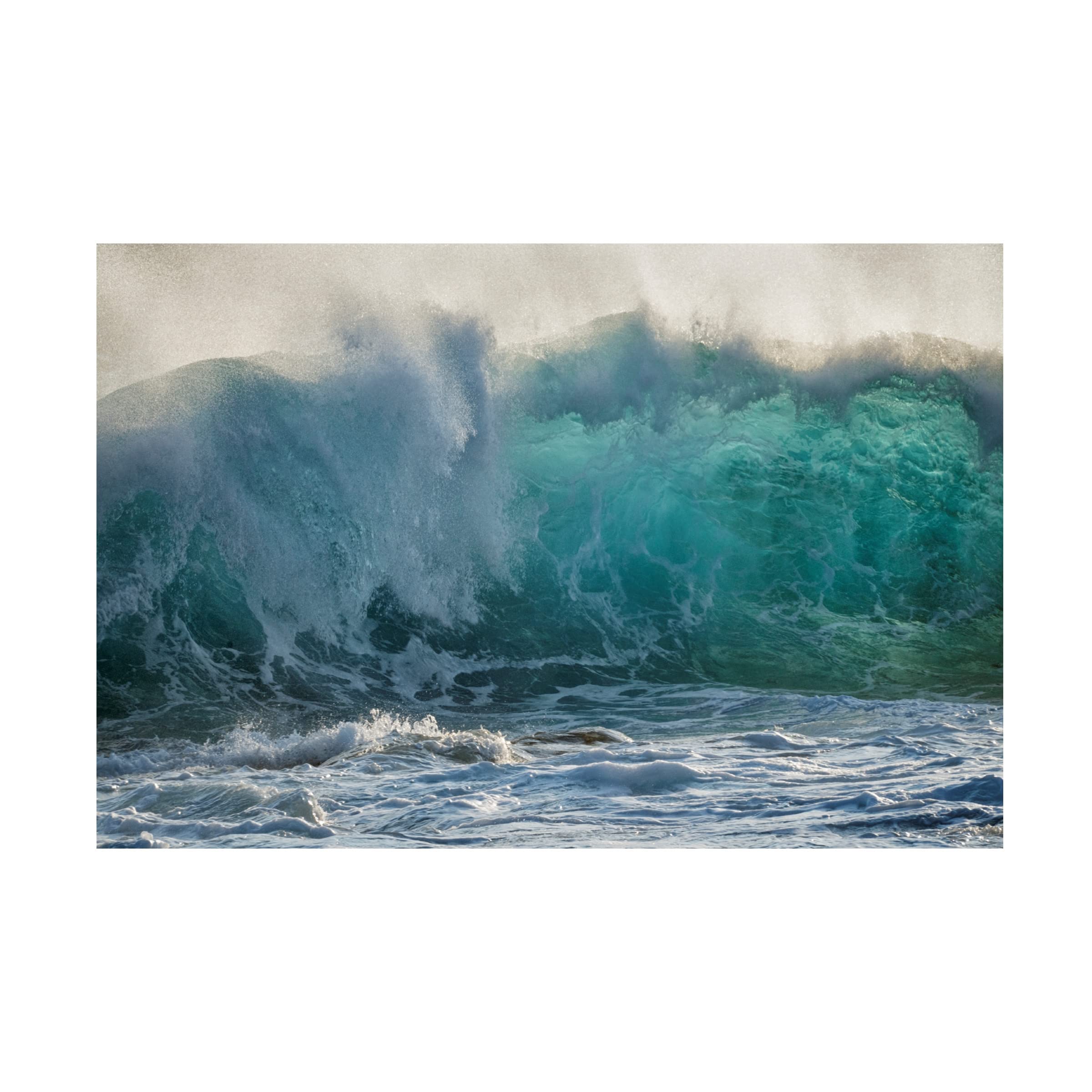 Dennis Frates 'Waves 6' Canvas Wall Art Print - Ocean Wave Painting for Beach House Decor, Living Room & Bedroom Wall Art