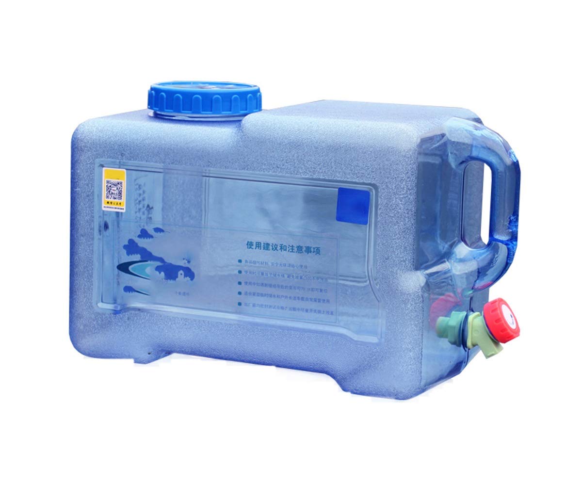 Portable Water Storage Container with Tap - 5/10/20 Gallon Camping Water Carrier for Hiking, Hunting, Outdoor & Road Trips | Leak-Proof Water Bucket for Emergency, RV, Picnic & Survival Kits