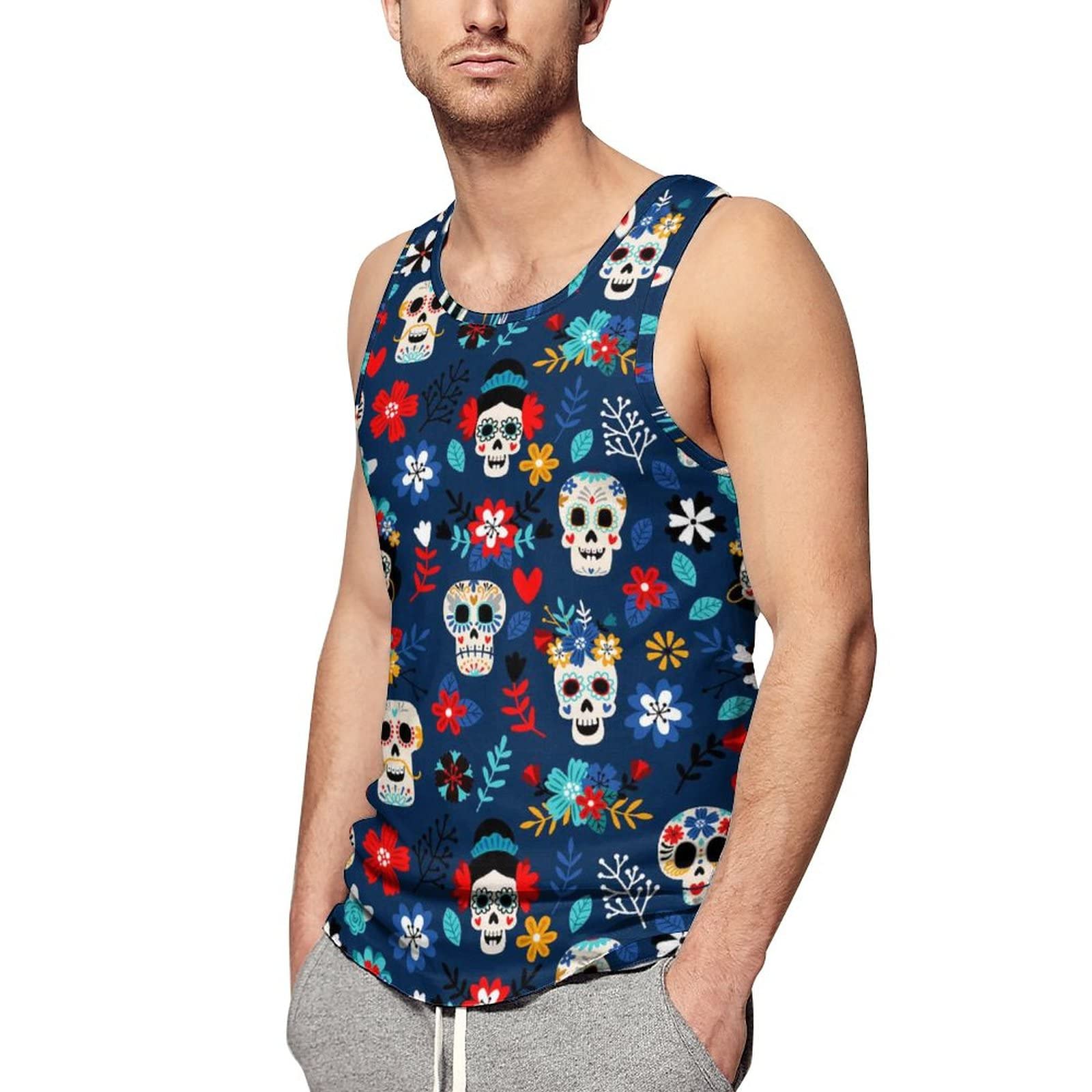 **3D Printed Men's Tank Tops - Cool Graphic Sleeveless Shirts for Summer - Gym, Beach & Casual Wear**