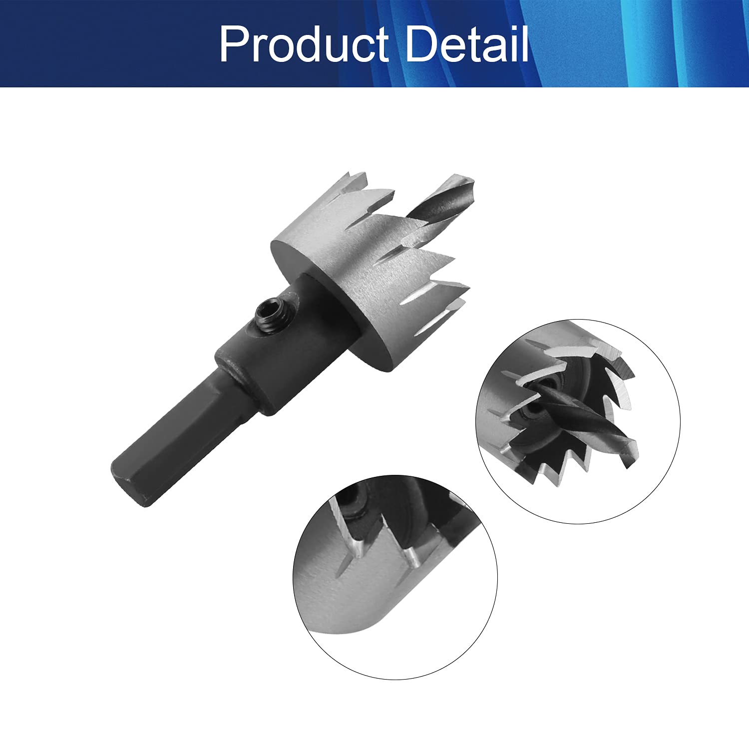 9/10 Inch HSS Drill Bit Hole Saw for Metal - High Speed Steel Drill Cutter for Stainless Steel, Aluminum, Wood - Perfect for DIY Projects, Metalworking, and Woodworking