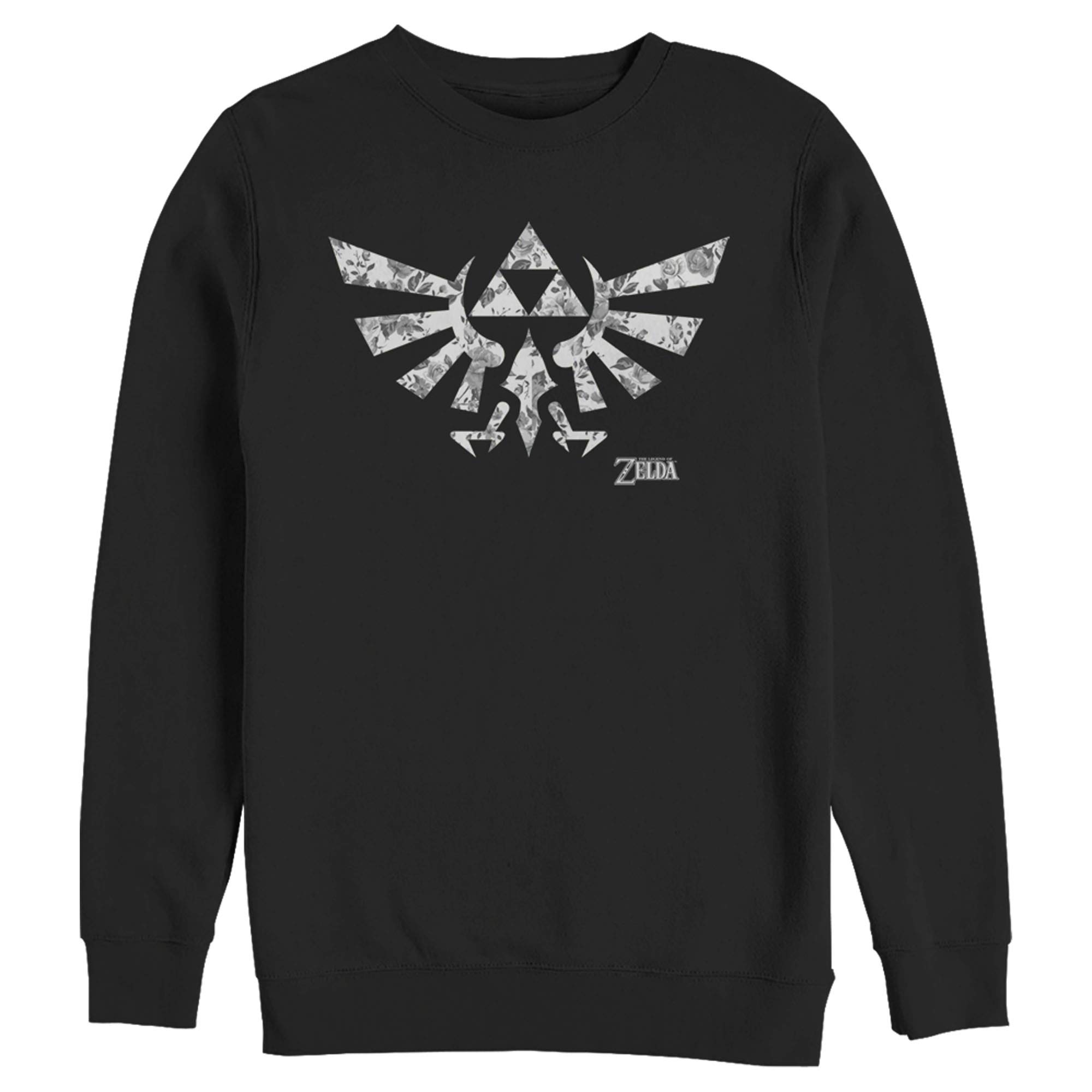 Nintendo Triforce Flower Sweatshirt for Men - Retro Gaming Hoodie - Perfect for Cosplay, Gaming Events & Casual Wear