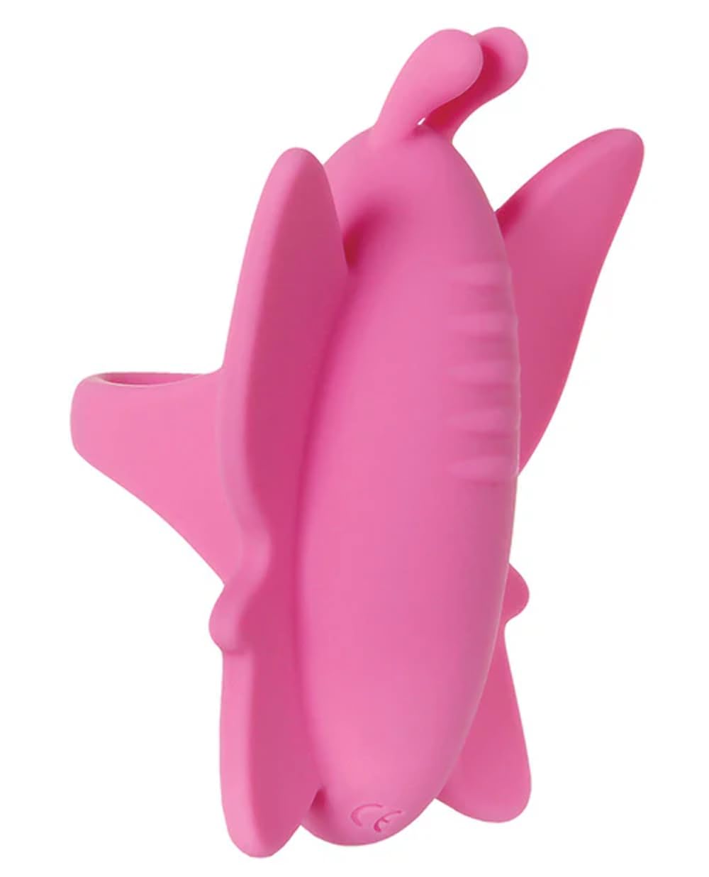 Double Date Couples Pink Vibrating Clitoral Butterfly Finger Ring & Anal Butt Plug Set - Sensual Massager for Couples Play, BDSM & Intimate Gifts