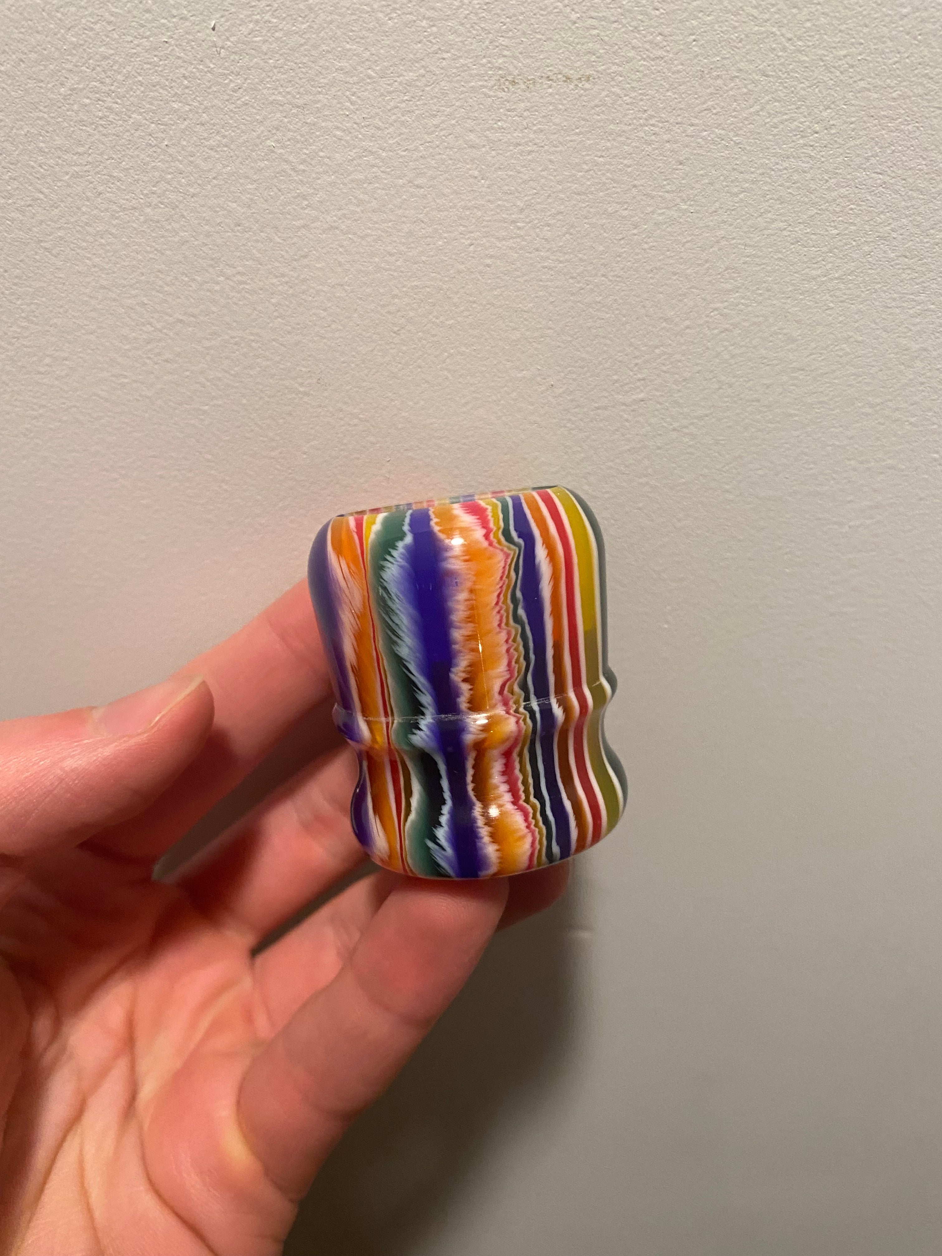 Premium Handcrafted Candy Stripe Shaving Brush Handle - Fits 24mm & 26mm Knots - Perfect for Wet Shaving, Grooming Kits & Luxury Bathroom Accessories