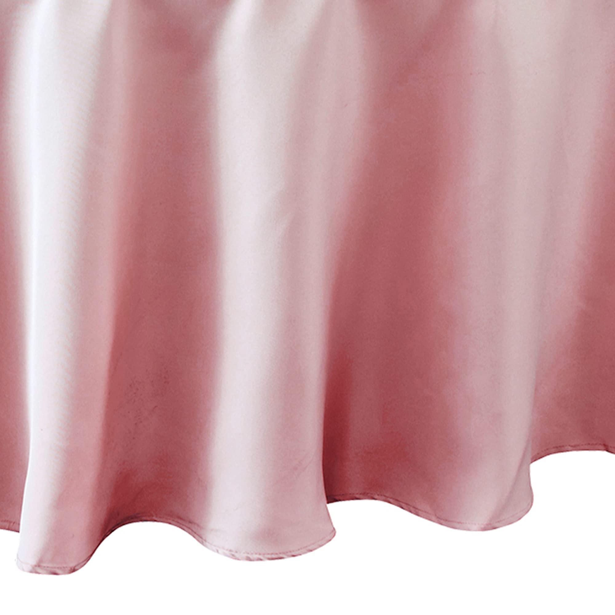 Simply Elegant 120-Inch Round Premium Polyester Tablecloth - Washable Table Cover for Weddings, Parties, Birthdays & Events | Elegant Home Decor for Dining Room, Banquet Hall & Outdoor Gatherings (Mauve)