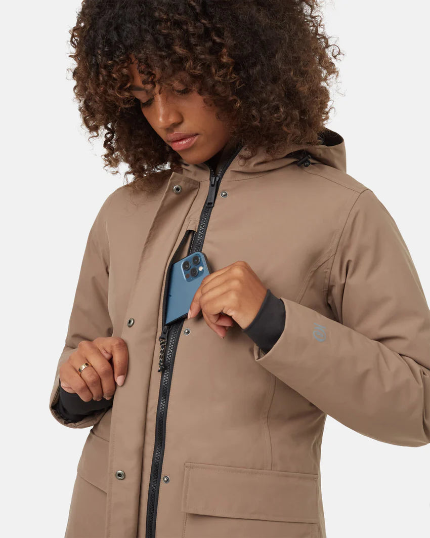 Women's Daily Parka Jacket - TCW5648 Waterproof Windproof Winter Coat for Outdoor Activities & Commuting