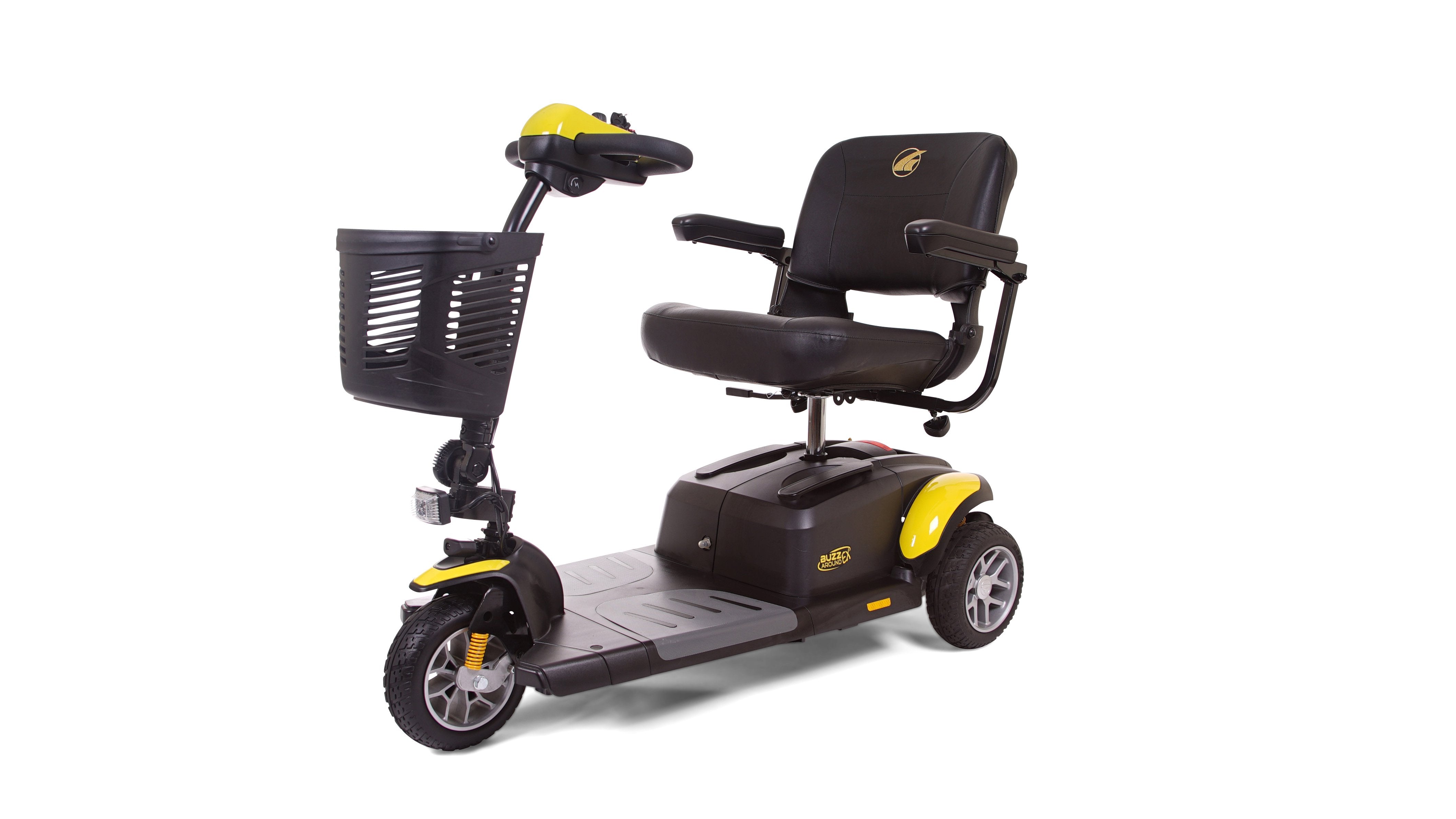 Golden Technologies BuzzAround EX Extreme 3 Wheel Mobility Scooter for Adults - Lightweight & Portable Electric Scooter for Indoor/Outdoor Use, Shopping, Travel & Daily Commuting