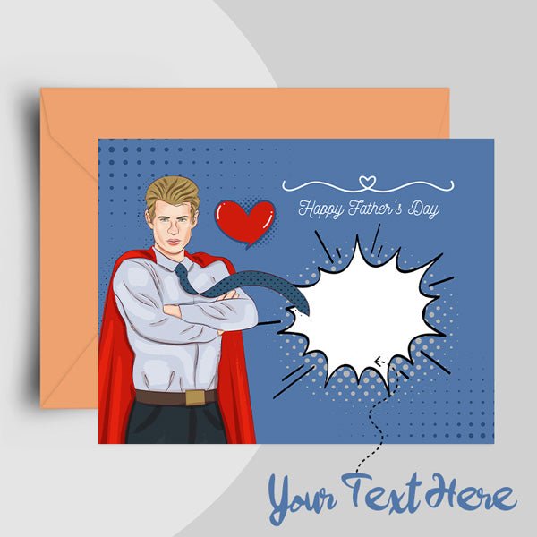 Personalized Father's Day Card - Heartfelt Greeting Card for Dad, Husband, Grandpa | Perfect for Gifts, Birthdays, Anniversaries & Special Occasions