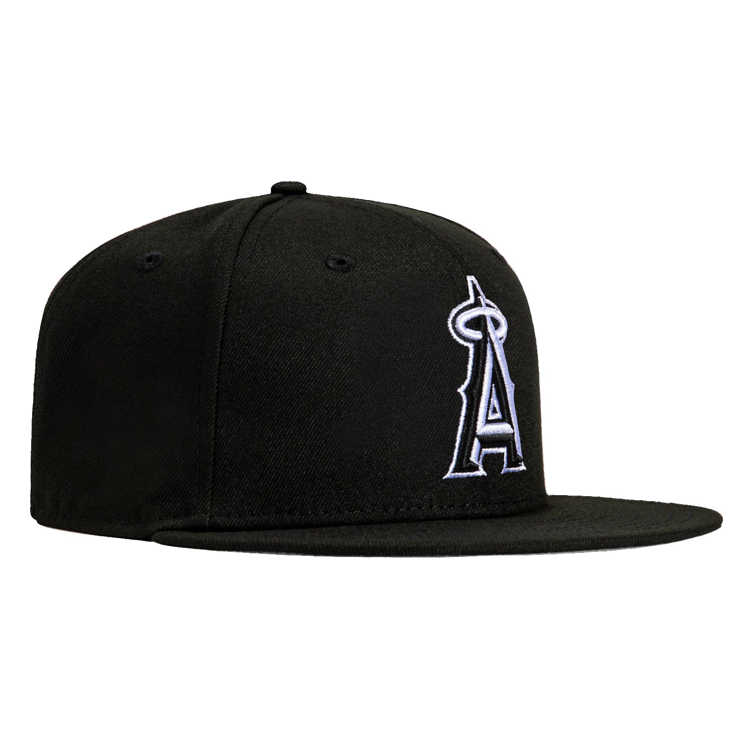 New Era 9Fifty MLB Basic Los Angeles Angels Snapback Hat - Black & White Adjustable Baseball Cap for Men & Women | Perfect for Sports Fans, Casual Wear & Outdoor Activities