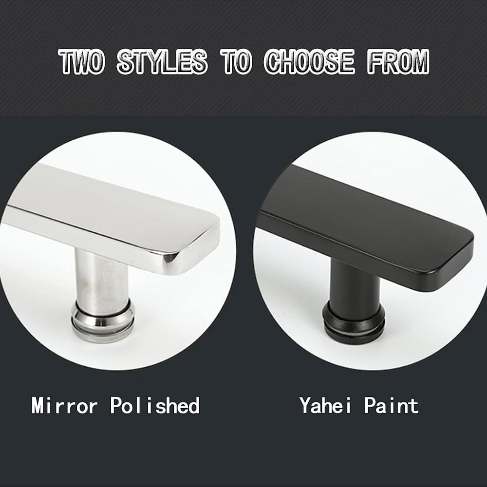 Stainless Steel Shower Door Handle Replacement - Push Pull Knob for Glass Shower Screen & Barn Doors - White - Perfect for Bathroom Renovation & Modern Home Decor