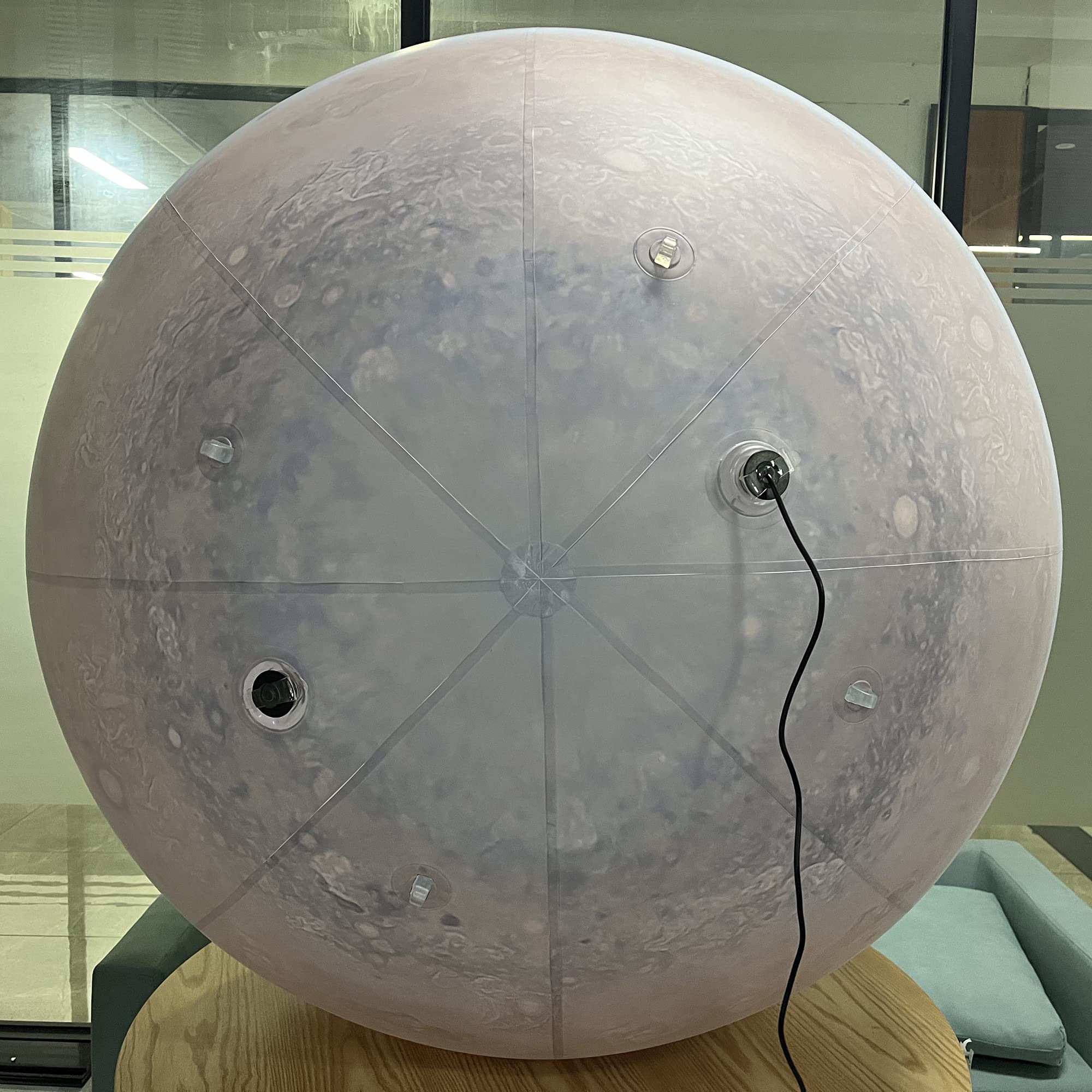 Sayok 0.25mm PVC 40-Inch Large Inflatable Solar System Planets - Jupiter Balloon for Space Education, Planetarium Decor & Astronomy Classroom Display - Perfect for Science Museums, School Projects & Space-Themed Parties