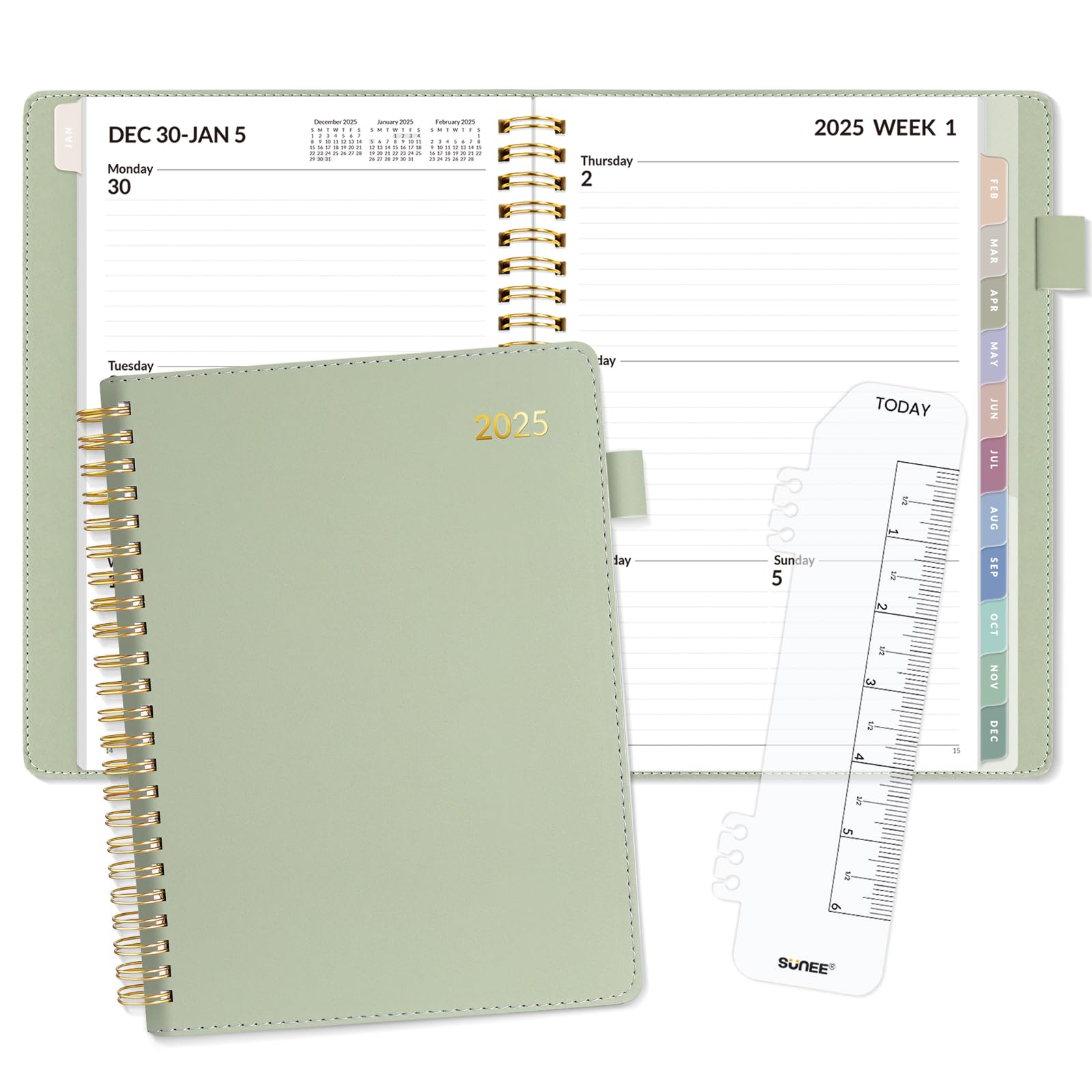 2025 Weekly & Monthly Planner - 6.4