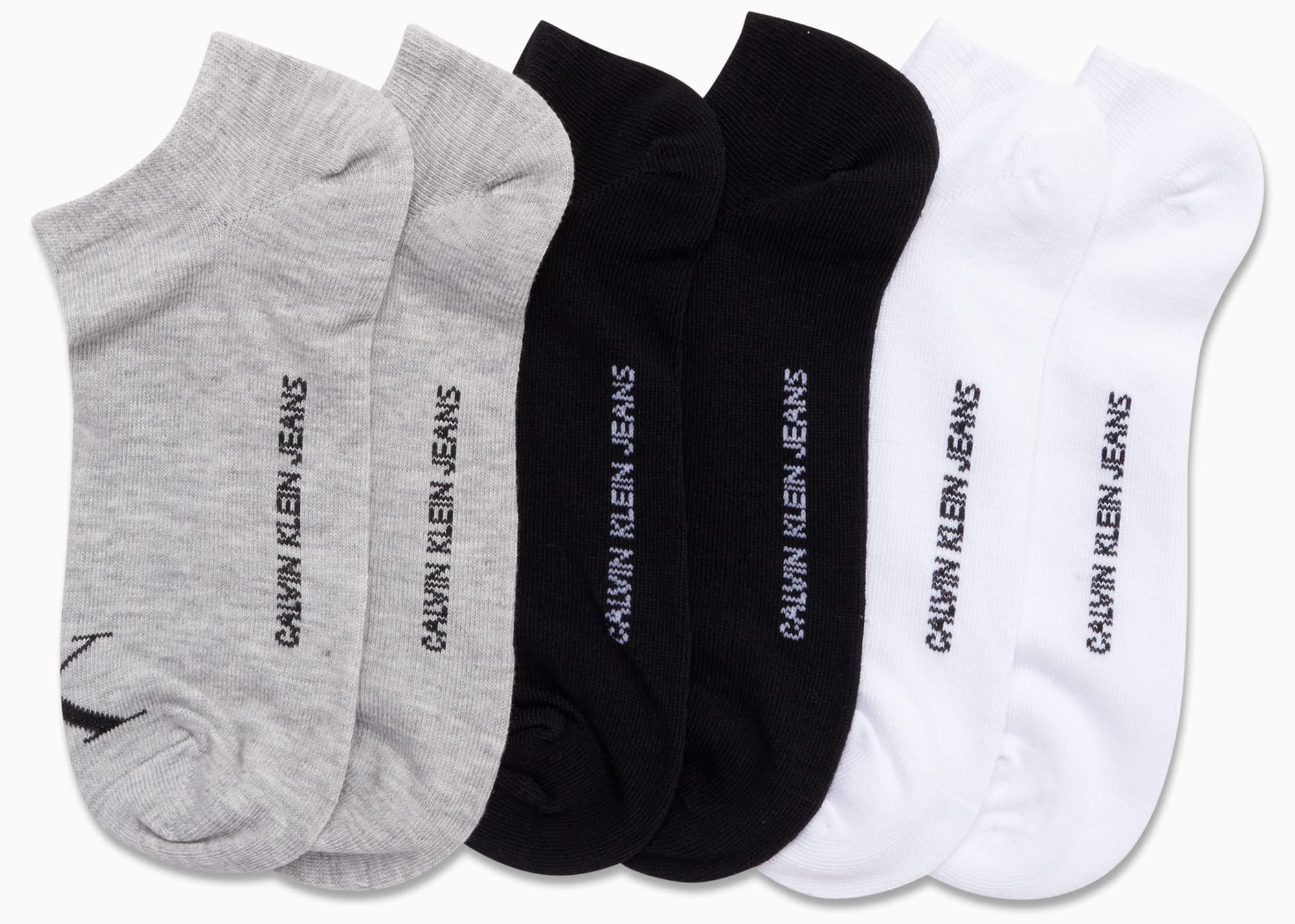 Calvin Klein Women's Lightweight No Show Socks - 6 Pack of Breathable Invisible Socks for Casual Wear, Sneakers & Everyday Comfort