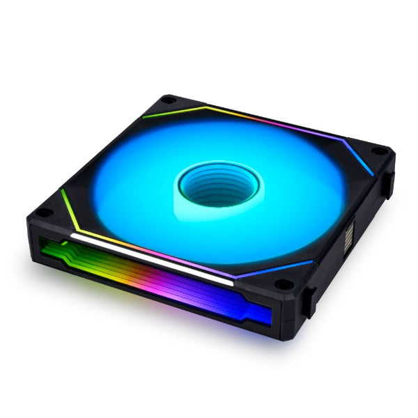 Lian Li Unifan Infinity SLIN140 140mm RGB PC Cooling Fan - Black (UF SLIN140 1B) & White (UF SLIN140 1W) - High Performance Case Fan for Gaming PC, Workstation & Custom Builds