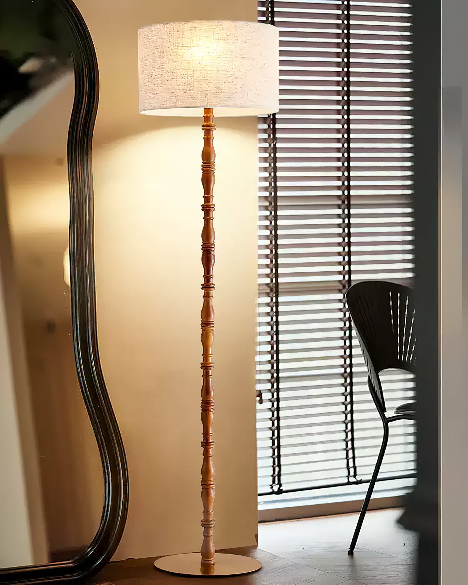 Modern Devansh Floor Lamp - Adjustable LED Standing Light for Living Room, Bedroom & Office - Bright & Energy Efficient Home Decor Lighting