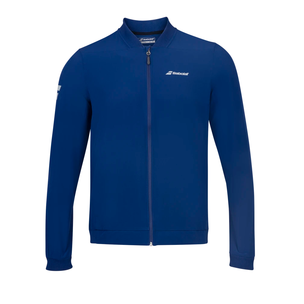 Babolat Junior Play Jacket - Boys & Girls Tennis Warm-Up Jacket (Dark Blue) | Lightweight & Breathable for Outdoor Sports & School Activities