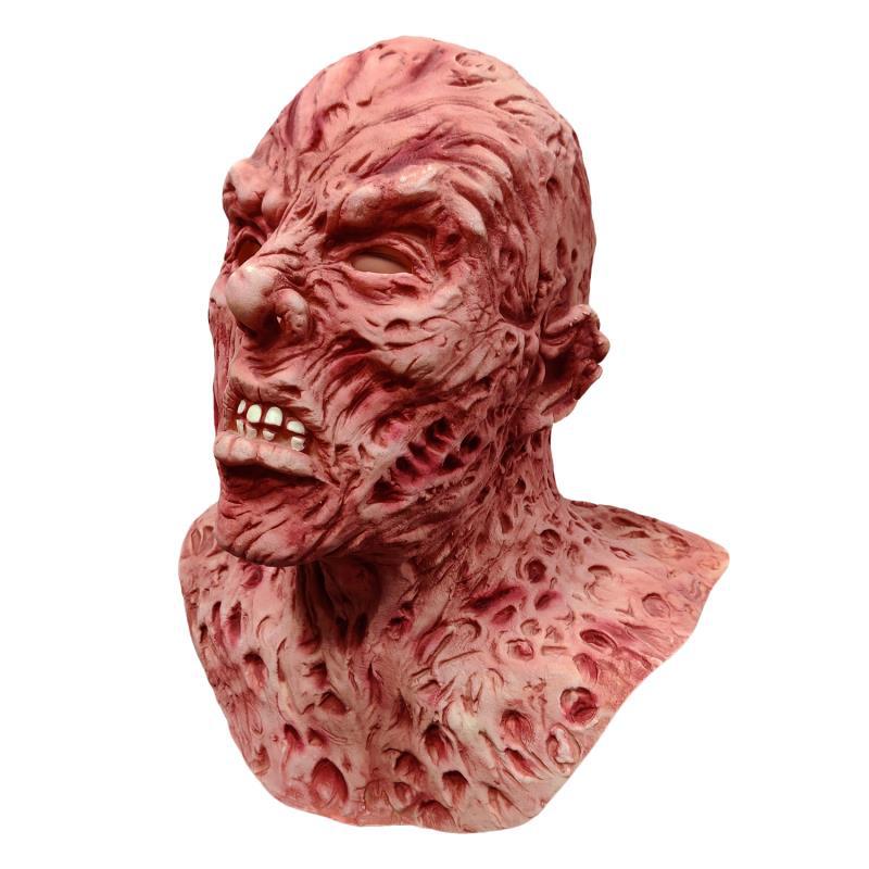 Scary Freddy Halloween Mask - Horror Cosplay Costume Accessory for Halloween Parties & Haunted Houses