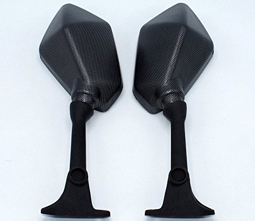 Kawasaki Ninja ZX6 ZX6R 2009-2012 i5 Carbon Fiber Mirrors - Lightweight & Durable Motorcycle Side Mirrors for Enhanced Visibility & Style