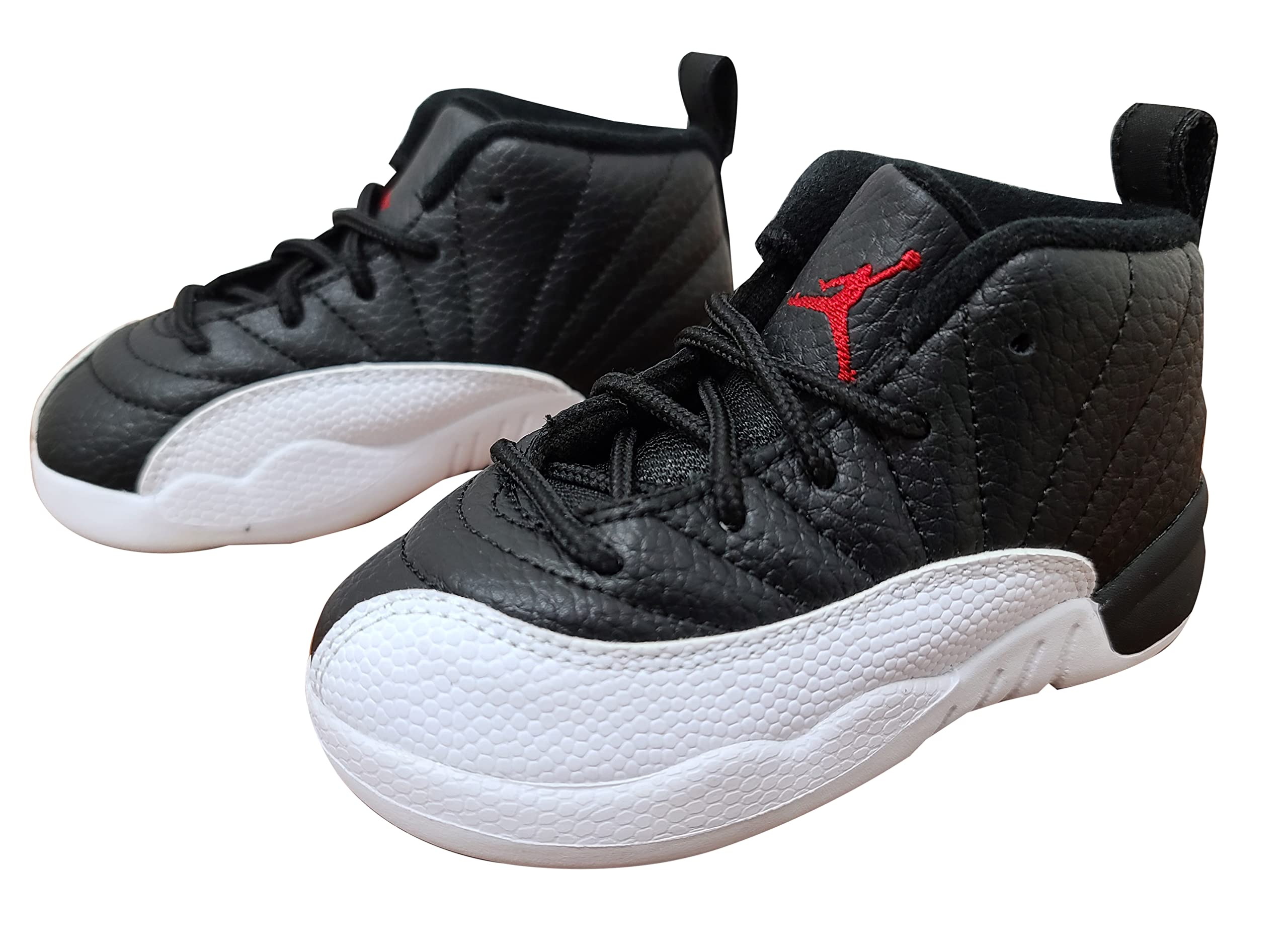 Jordan Air 12 Retro TD Playoffs 2022 Basketball Shoes for Toddlers - Size 10C - Perfect for Court Play & Casual Wear