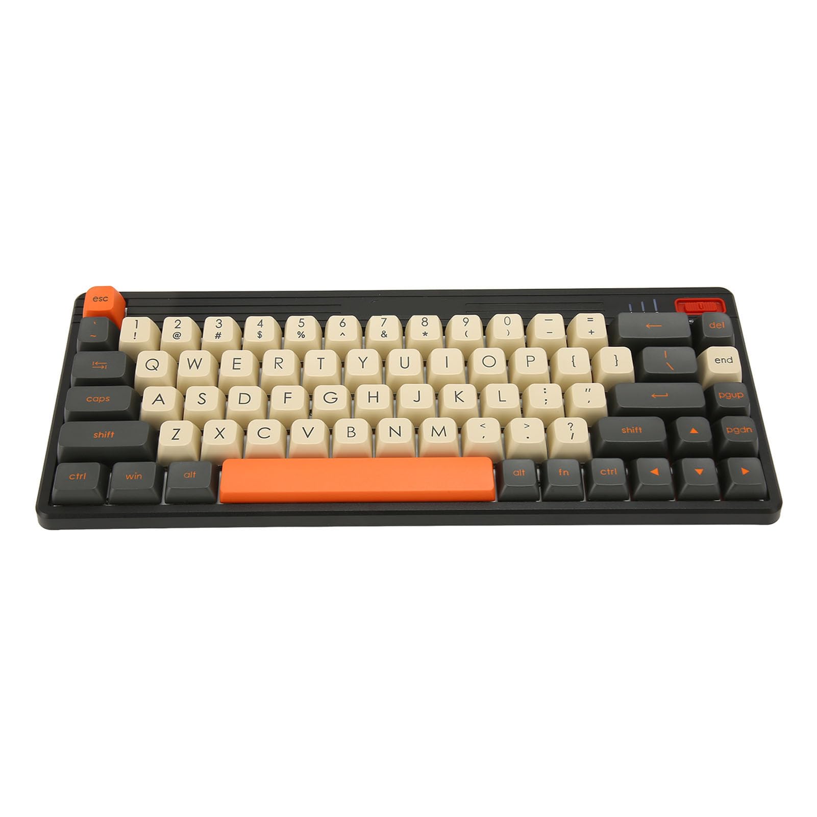 Plyisty Hot Swappable Mechanical Keyboard - RGB Backlit, USB Wired & 2.4G/5.0 Wireless, Compatible with Windows & Mac - Perfect for Gaming, Office Work & Typing