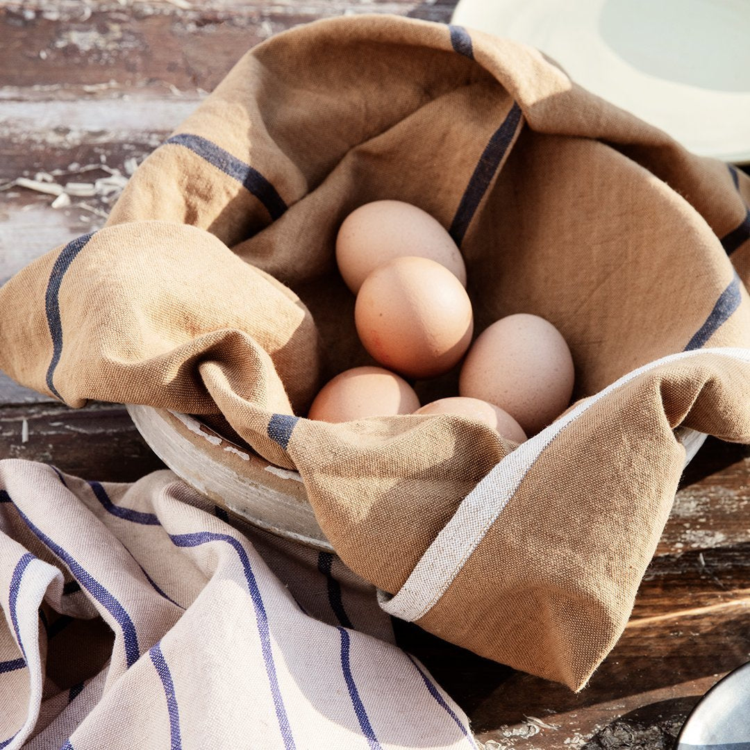 Ferm Living Hale Tea Towel - Premium Cotton Kitchen Towel for Drying Dishes, Cleaning & Decor - Perfect for Modern Kitchens & Home Decor