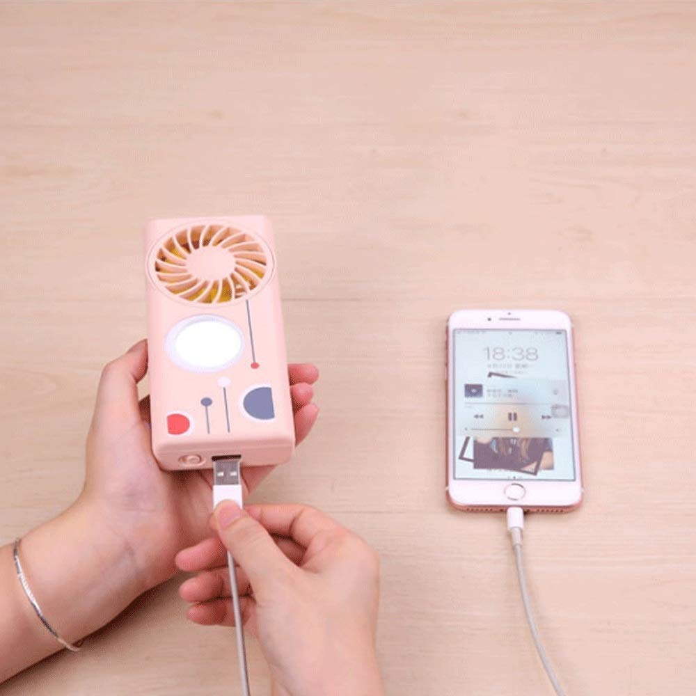 Portable Mini USB Personal Fan - Handheld Cooling Blower for Eyelash Extensions, Travel, Home & Office Use - Compact Air Conditioner Alternative (Pink) | Perfect for Makeup Artists, Commuters & Desk Workers