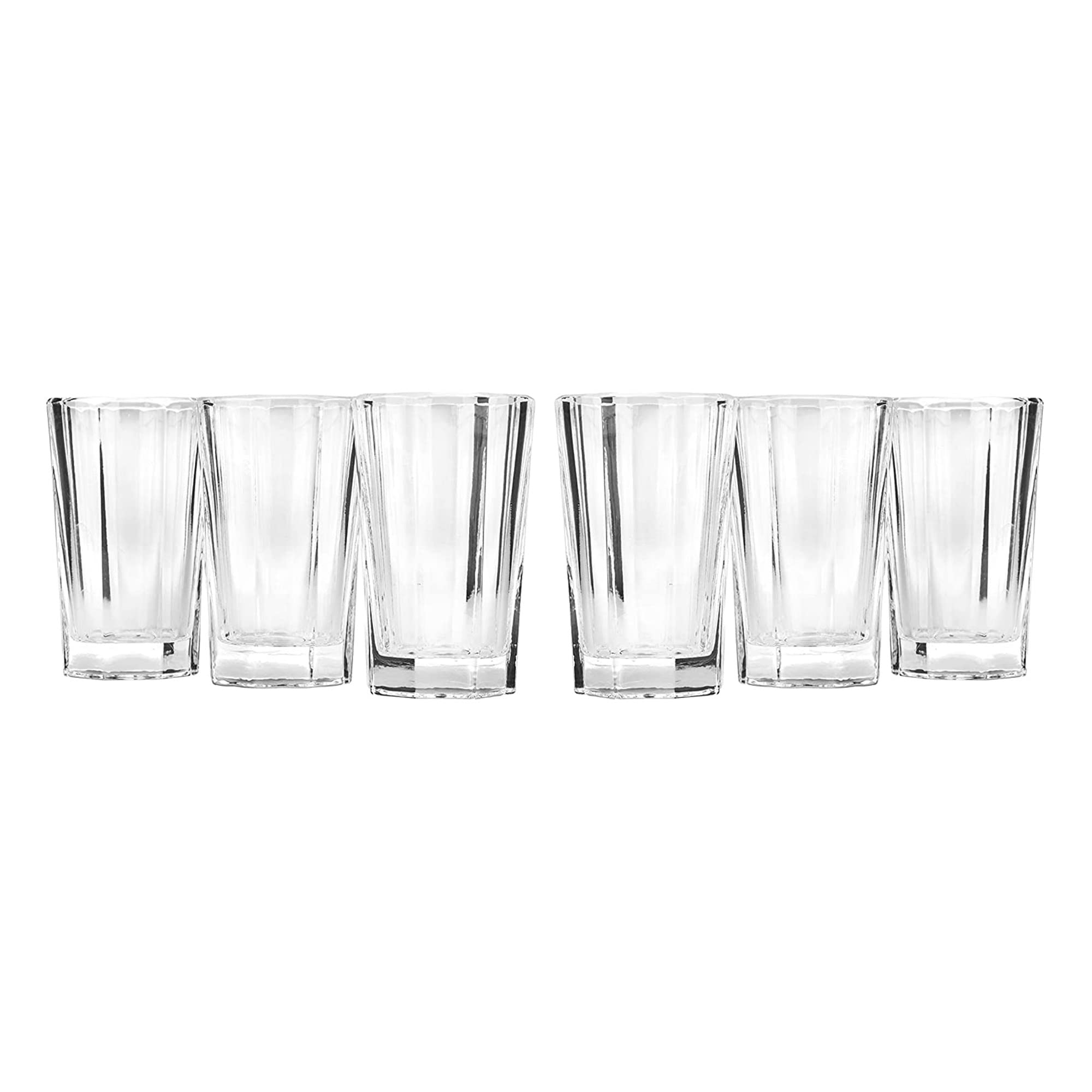 Premium Russian Cut Crystal Shot Glasses Set of 6 - 1.7 oz Elegant Bahmetev Crystal for Vodka, Whiskey & Cocktails - Perfect for Parties, Weddings & Home Bar Decor