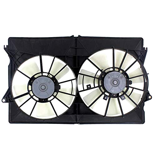 RAREELECTRICAL Replacement Cooling Fan Compatible with 2007-2008 Chrysler Pacifica 4.0L - OEM Part Numbers 5102428AA, 5102429AA, 5102431AA, 5102432AA, 5102442AA, 68002781AA, 68002781AC, CH3115134 - Engine Overheating Solution & Summer Cooling Upgrade
