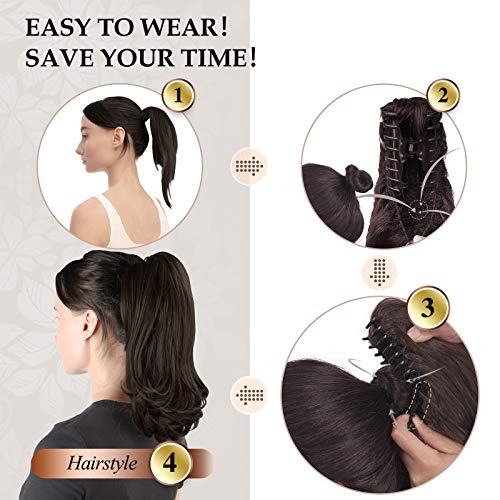 Clip-In Synthetic Claw Hair Extension - 13
