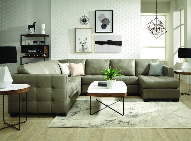 Barrett Palliser Tufted Sofa & Sectional - Modern Upholstered Living Room Furniture for Home & Office Comfort
