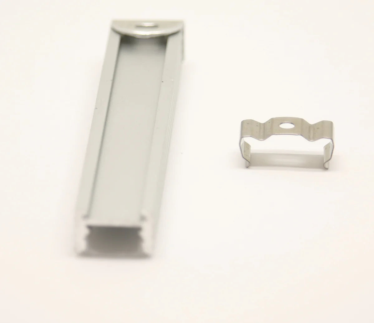 BN250 8 ft Aluminum LED Channel 10 Pack - Surface Mount Rectangular Diffuser for 0.46