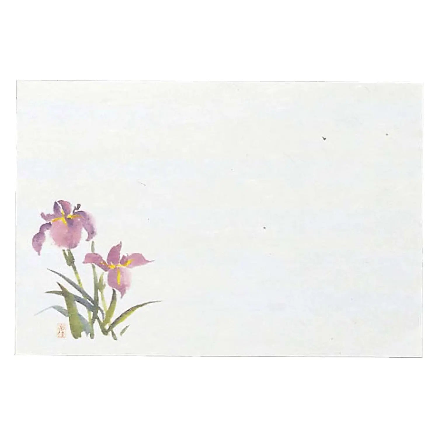 Premium Japanese Washi Paper Placemats - MIN Senju Iris Design (100pcs) - Elegant Dining Table Decor for Parties, Weddings & Home Decor