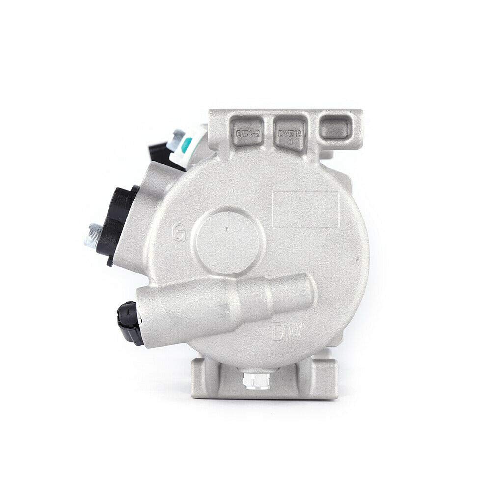 Kia Rio 1.6L AC Compressor with Clutch 178324 - Replacement Air Conditioner Compressor for 2012-2015 Models | Perfect for Summer Cooling & Car AC Repair