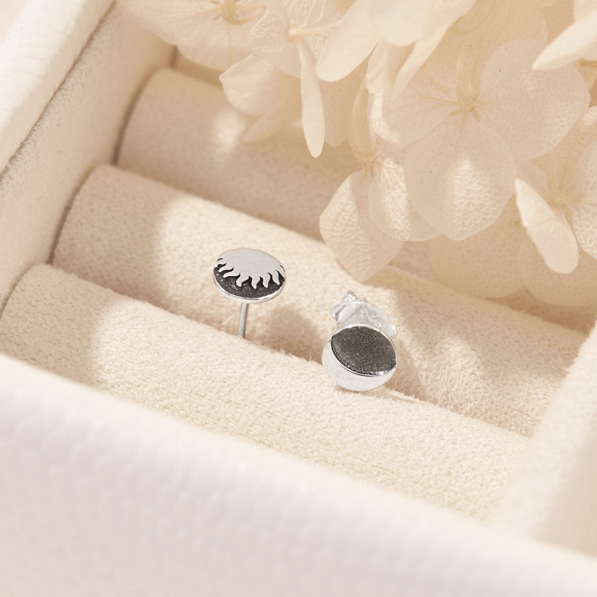 Celestial Midnight Stud Earrings for Women - Sparkling Star & Moon Design, Hypoallergenic Stainless Steel - Perfect for Evening Parties, Date Nights & Gifts