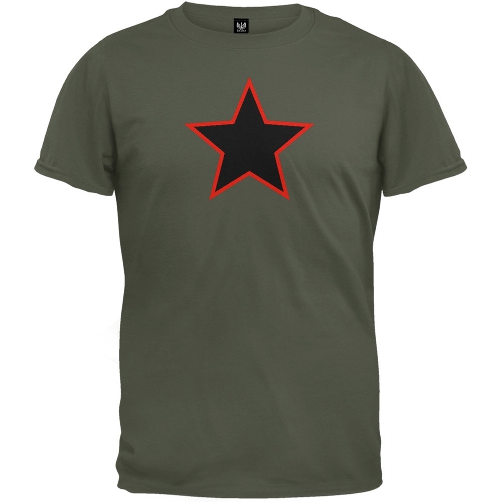 Old Glory Red Star Patriotic T-Shirt - American Flag Graphic Tee for Men & Women - Perfect for 4th of July, Veterans Day & Patriotic Events