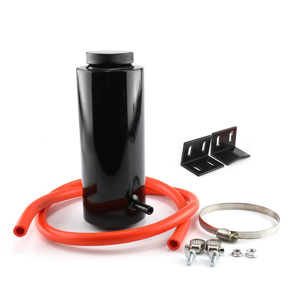 EastVita 800ml Universal Aluminum Car Radiator Coolant Overflow Catch Tank - Oil & Coolant Reservoir for Enhanced Engine Cooling - Perfect for Performance Cars, Off-Road Vehicles & Daily Commuters