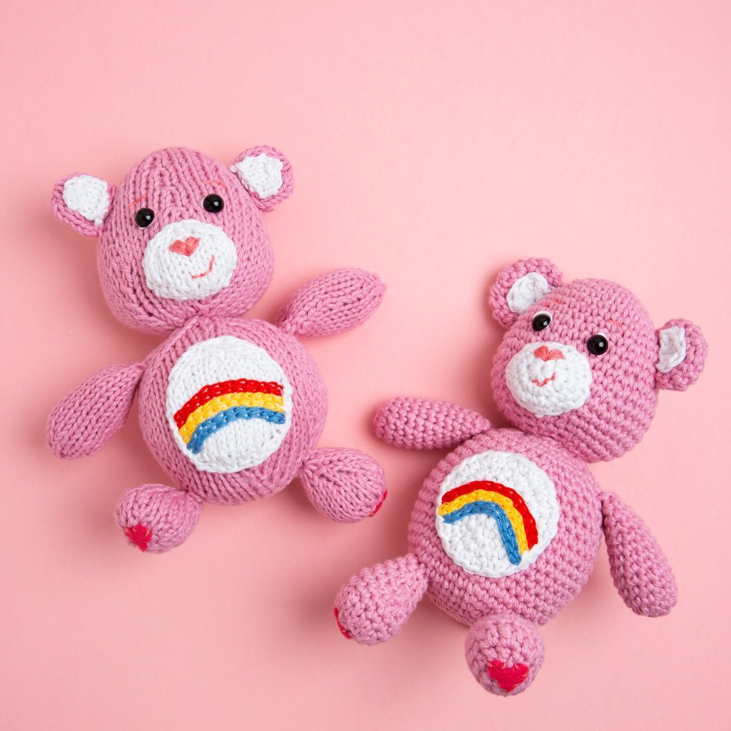 Care Bears Good Luck Bear Cross Stitch Kit for Beginners - DIY Embroidery Kit with Pattern, Thread & Needle - Perfect Gift for Kids & Adults - Home Decor & Craft Projects