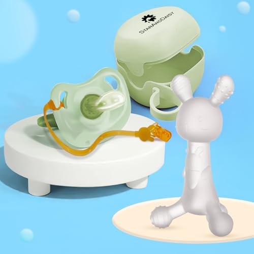 Pacifier + Rabbit teething toy