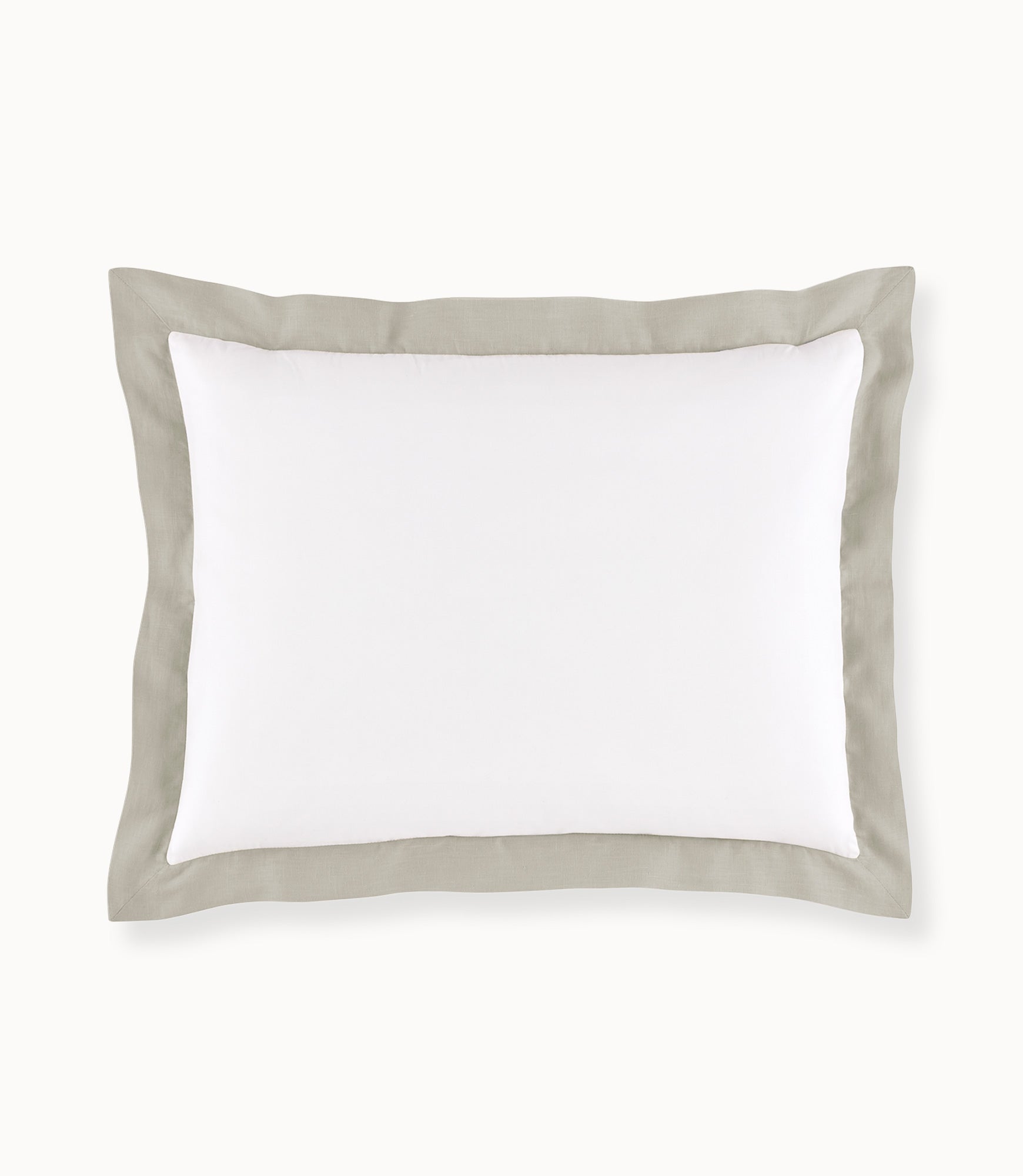 Mandalay Linen Cuff Sham - Premium European Flax Linen Pillowcase Set for Bedroom Decor, Queen Size, Soft & Breathable - Perfect for Home, Hotel, and Airbnb Styling