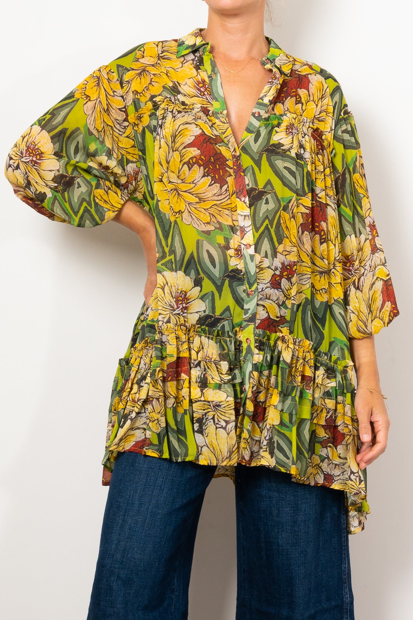 Curate by Trelise Cooper The Big Short Blouse - Women's Fashionable Oversized Shirt for Casual & Office Wear