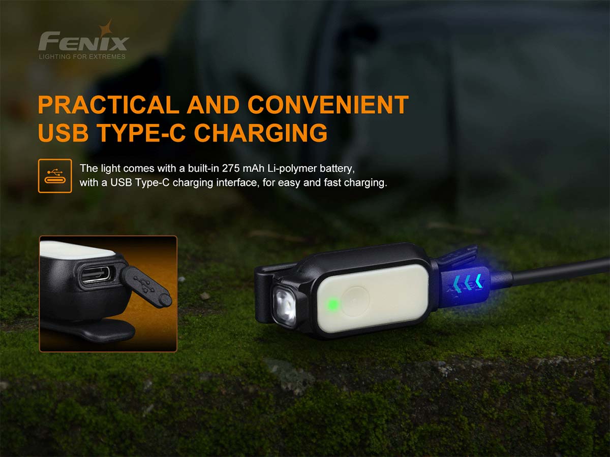 Fenix MINI LITE Compact EDC Flashlight - Ultra Bright LED Pocket Light for Camping, Hiking, Emergency & Everyday Carry (Black)