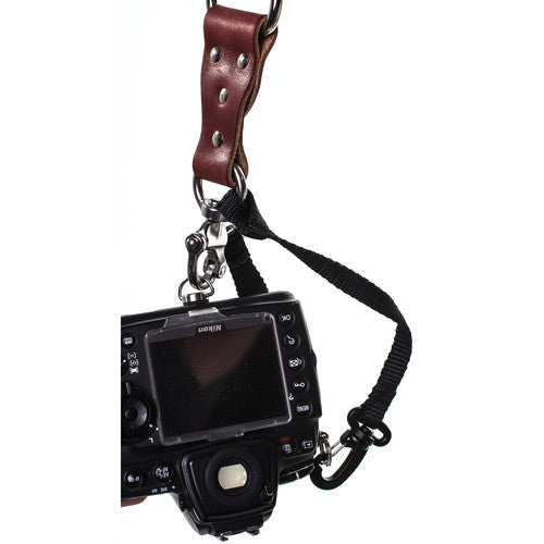 Holdfast Gear Money Maker Water Buffalo Leather Harness - Premium Burgundy Camera Strap for Photographers (Medium Size) - Perfect for DSLR, Mirrorless Cameras & Professional Photography Sessions