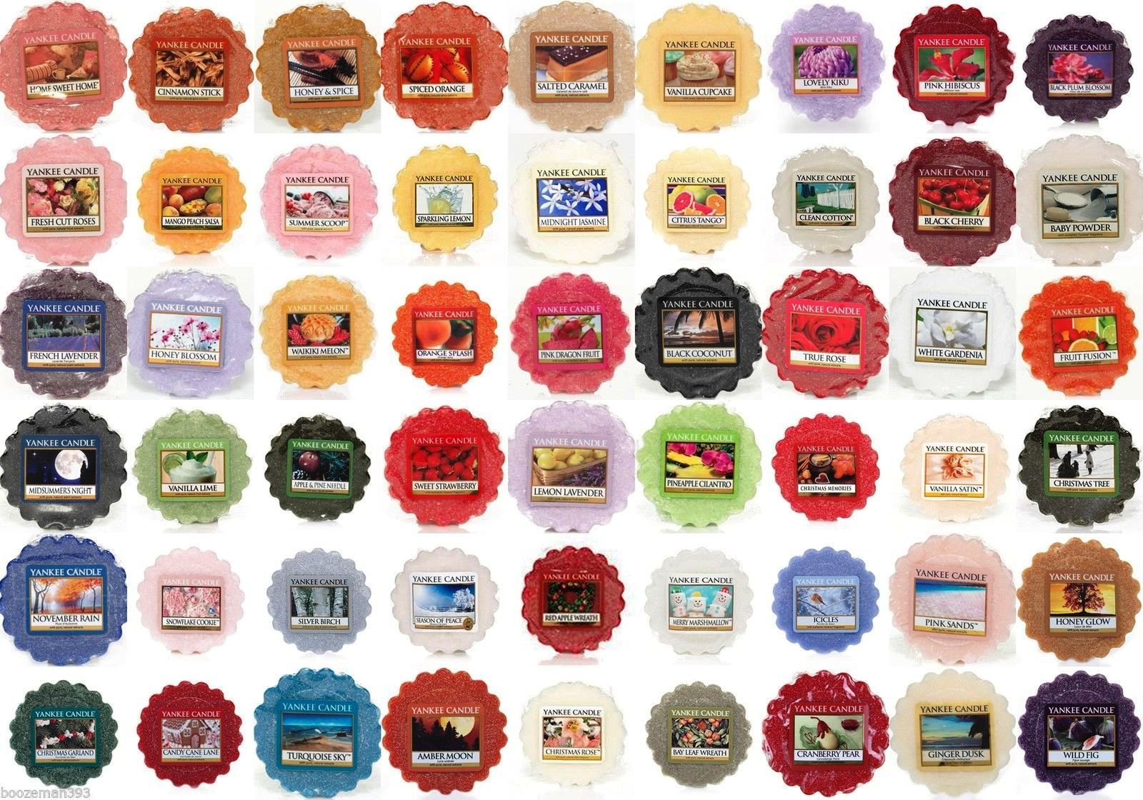 Yankee Candle Wax Melts - 10 Assorted Scented Wax Tarts for Warmers | Includes Free Yellow Organza Gift Bag | Perfect for Home Fragrance, Aromatherapy & Gifts