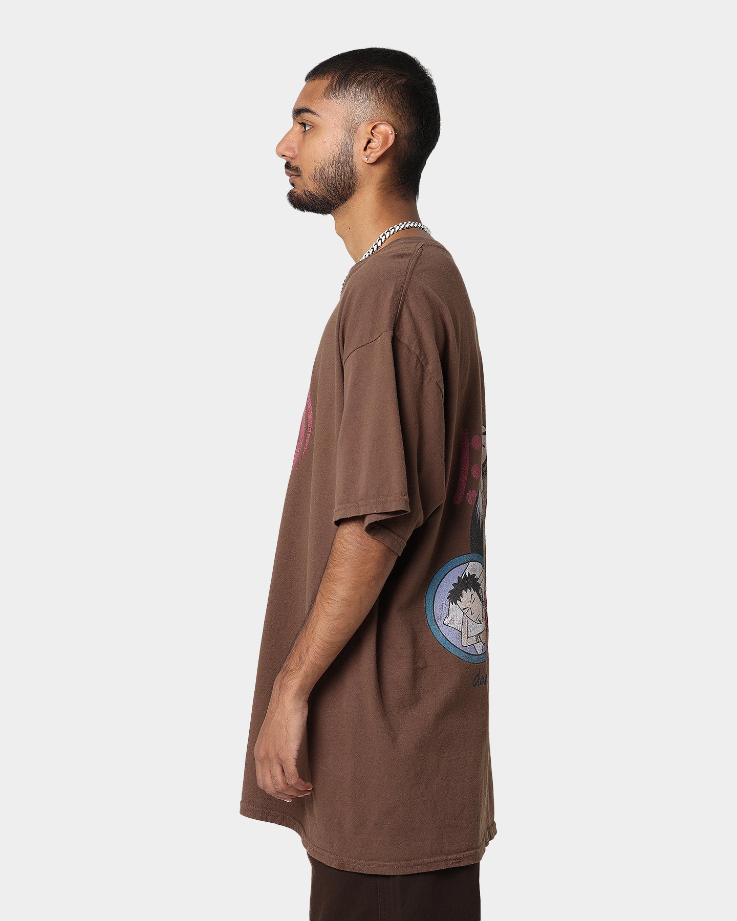 Vintage Brown T-Shirt by American Thrift X Daria Trent Lane - Retro Style Cotton Tee for Men & Women | Perfect for Casual Wear, Street Fashion, and Vintage Outfits